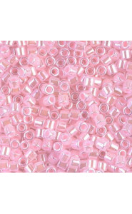 Miyuki delica beads 8/0 - Lined crystal light pink DBL-244